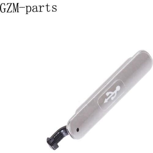 GZM-parts (50Pcs/Lot) USB Cover Flap S5 G900 USB Data Charging Port Dust Plug Block Waterproof Cover For Samsung Galaxy S5