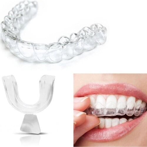 1PCS Mouth Guard EVA Teeth Protector Night Guard Mouth Trays for Bruxism Grinding Anti-snoring Teeth Whitening Boxing Protection