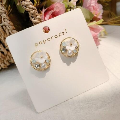 Fashion Women Flower Shiny Crystal Elegant Sweet Girl Party