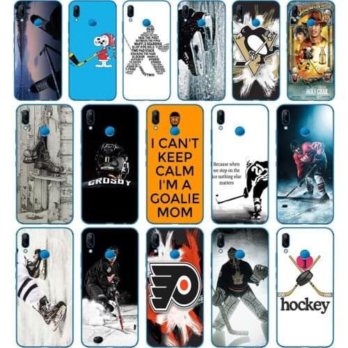 122DD I love ICE Hockey Soft Silicone Cover for Huawei P9 P10 P20 P30 Lite mate 10 20 PRO lite p smart 2019 case