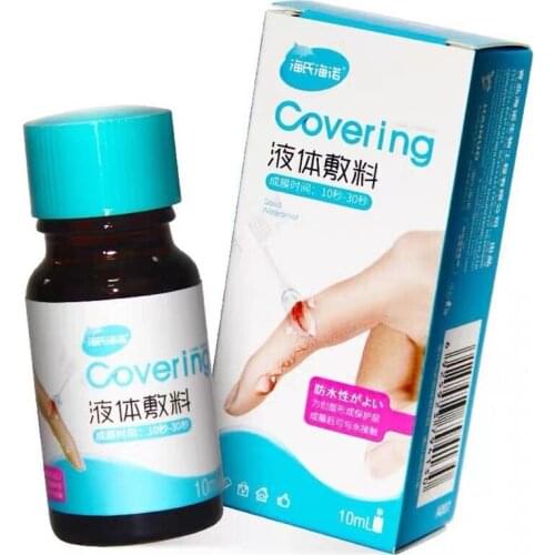 10ml Liquid Dressing Transparent Waterproof Bandage Disinfecting Wound Hemostatic Adhesive Wound Healing Gel Liquid Band-aid