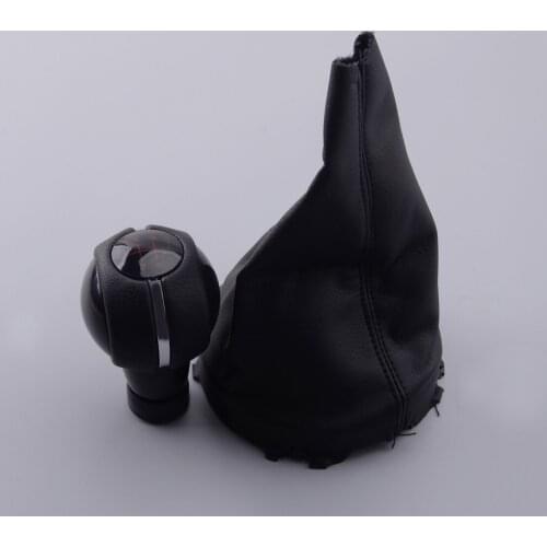 5 Speed Manual Gear Shift Knob with Gaiter Boot Fit for Mini Cooper F55 F56 F54 F60 F57