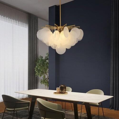 Nordic LED Chandelier Lighting Modern Crystal Home Hanging Lamp Art Decor Party Foyer Hall Bedroom Living Room Dining Room Light