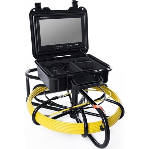 Free shipping WP9600B 9inch Sewer Pipe Inspection Video 17mm Camera 6PCS Lights Drain Sewer Pipeline Endoscope with DVR 8GB