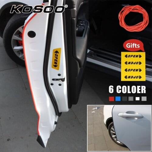 KOSOO Car Vehicle Door Edge Side Scratch Crash Strip Protection Sticker Decal For Lexus LS460 LX570 RX350 RX300 GX470 IS250