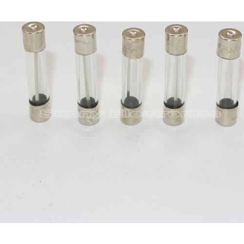 100pcs 6mm x 30mm Fast Blow Glass Fuse 6*30mm 250V 3A