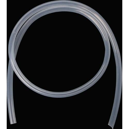 2018 Transparent 6mm ID x 8mm OD Food Grade Silicone Tube Flexible Hose Pipe 1m Odorless, Tasteless and Inert