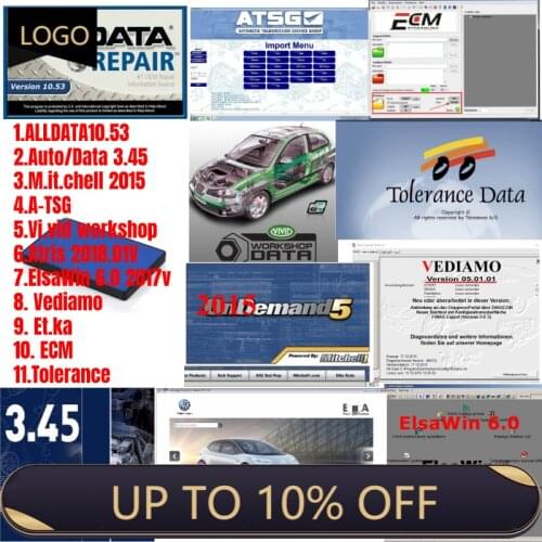 2021 Hot Sale All data+ Mit.chell+ ATSG +Vivid Workshop +Atris+ Elsawin + Vidiamo + Et.ka + ECM + Tolerance Car Repair Software