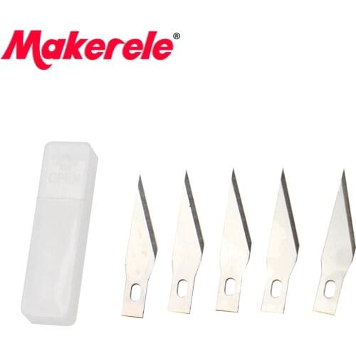 5pcs Blades for Wood Carving Tools Engraving Craft Sculpture Knife Scalpel Cutting Tool PCB Repair