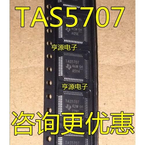 5pcs TAS5707 TAS5707PHPR QFP48 D IC