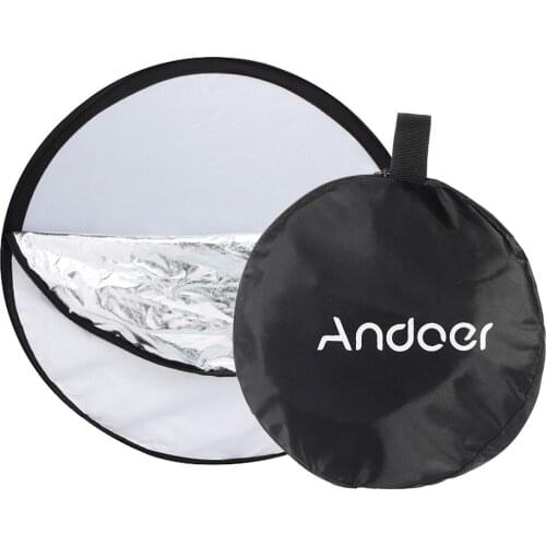 Andoer 43" 110cm Disc 5 in 1 Multi Portable Collapsible Photography Studio Photo Light Reflector