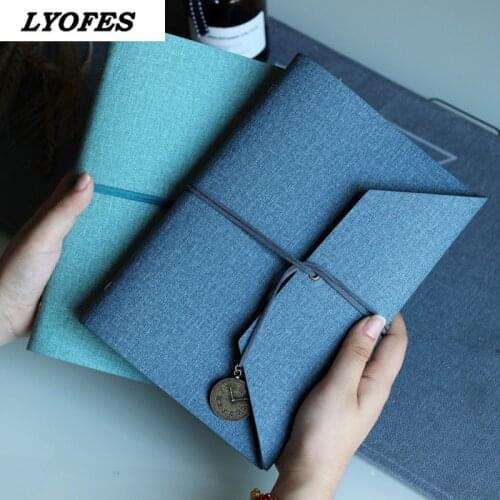 A5 Grid Notebooks Journals 6 Ring Binder Budget Book Agenda Planner 2021 School Korean Stationery Notepads Office Accessories