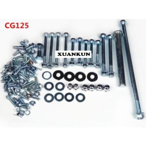 CG125 Motorcycle Full Car Screws GN125 WY125 Screws Standard Parts Loading Screws Retro Retrofit Accessories