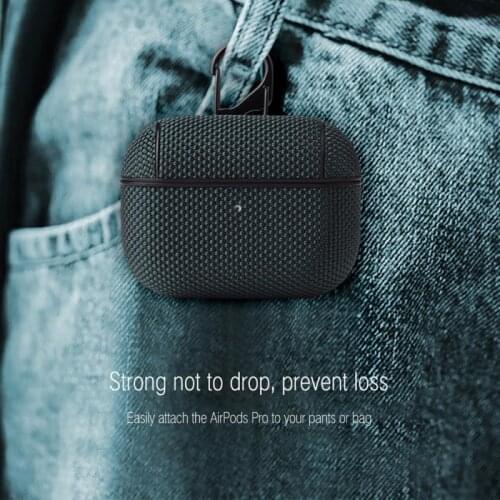 A Case For Airpods Pro Cover Nylon Protective Earphone Cover Case For Apple Airpods 3 Pro Air Pods 3 Shockproof Sleve With Hook0
