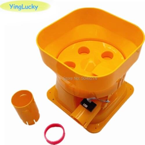 Capsule ball machine 45mm capsule ball Plastic bucket Toy 5 hole coin hopper DC12V or 24V Motor For Childrens game machine