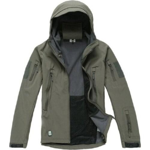 New Lurker Shark Skin Softshell V4.0 Military Tactical Jacket Men Waterproof Windproof Warm Coat Camouflage Hooded jacket