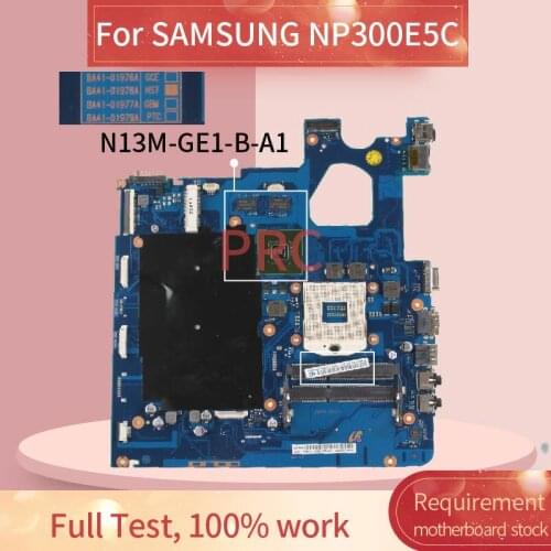 BA92-10340A For SAMSUNG NP300E5C HM70 Notebook Mainboard BA41-01978A N13M-GE1-B-A1 DDR3 Laptop Motherboard