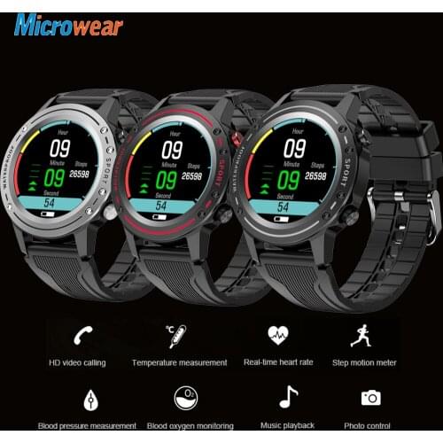 2021 Men Smart Watch Multifunction Blue Tooth Call Temperature Detection Women Smartwatch Health Sports Fitness IP68 Waterproof