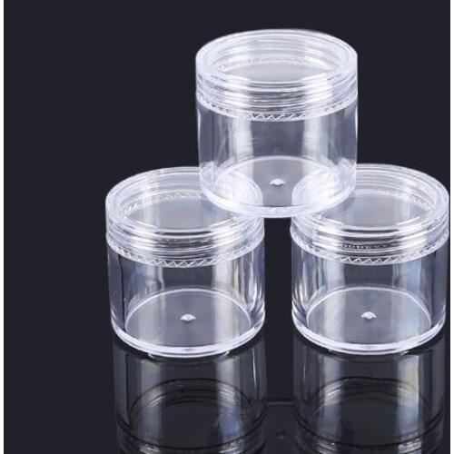 2pcs/lot 20g Cosmetic Empty Jar Pot Eyeshadow Makeup Face Cream Container Portable Refillable Bottles