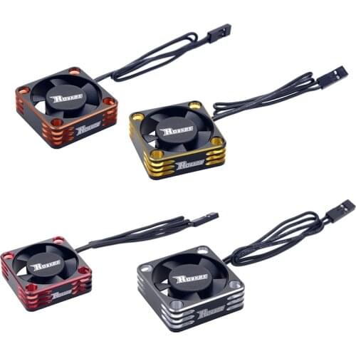 ROCKET Cooling Fan 30mm Aluminum Fan Rotates At 28000Rpm 7.4V Fan for HSP Tamiya 1/10 1/8 1/12 RC Car, 540 550 Rc