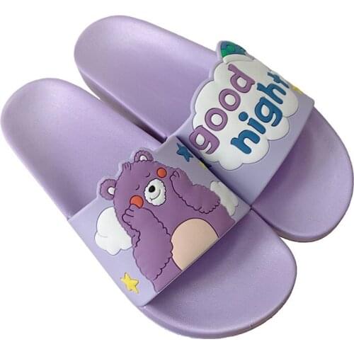 A5588wax|New Style Cute Cartoon Flat Slides Home Bath Ins Online Celebrity Women Slipper