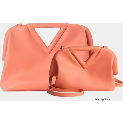 Triangle Top Handle Shoulder Bags for Women 2021 New Luxury Handbags Crossbody Shoulder Ladies Purses and Handbags Designer