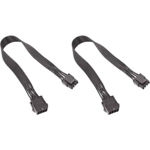 EPS 8 Pin Power Extension Cable ATX CPU 8Pin Female to 8 Pin (4+4) Male Extension Cable for Motherboard 30cm (2 Pack)