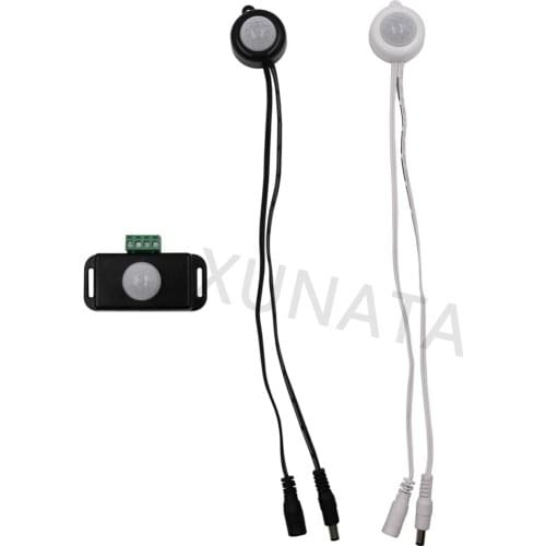 TDL-2025 DC5-24V Aotomatic MINI Infrared PIR Motion Sensor Switch Detector With DC Connector Smart Human Body Sensors