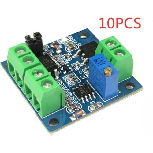 100% New 10pcs PWM to Voltage Module 0%-100% PWM Converted to 0-10V Voltage