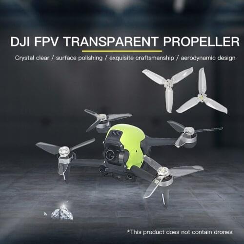 4Pcs/Set DJI FPV Crossing Aircraft Transparent Blade Propellers For DJI FPV Drone Accessories