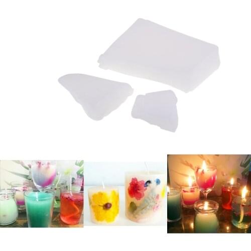 500g / Bag 100% Paraffin Wax White Handmade Candle Making Supplies Holiday Birthdays Votive Wedding Candles DIY Materials