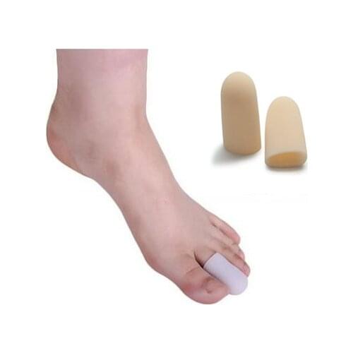 6 pcs/lot Gel Toe Finger Protector Toe Tube Foot Corns Remover Blisters Silicone Toe Bunion Guard Relief Feet Care