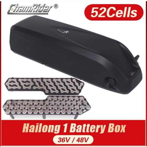 E-bike Electric bike battery box case HaiLong SSE-046 Down Tube downtube 10S 5P 13S 4P Nickle strips 18650 cell holder