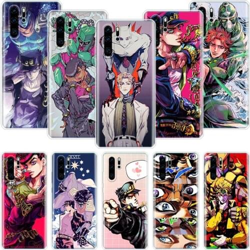 JoJo Bizarre Adventure Anime Phone Case For Huawei Honor 10 9 20 9X 8A 8X 8S 7A 7X Lite Pro 10i 20i Y5 Y6 Y7 Y9 2019 Cover Coque