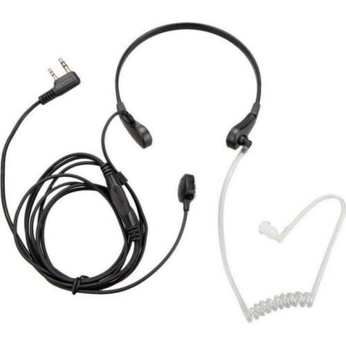 Throat Microphone Vibration Headset Earpiece for Two Way Radio Baofeng Uv-5R Uv-82 Uv-B6 Bf-888S Walkie Talkie Earphone