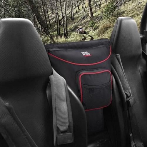 KEMiMOTO Cab Pack Holder Center Storage Bag UTV for Polaris Ranger RZR 4 800 RZR 570 800 1000 RZR XP 4 900 RZR XP 900