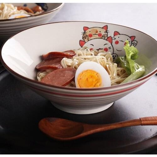 Guopin Creative Japanese-style ceramic hosa ramen bowl large Ajisen beef noodle bowl consumer and commercial noodle bowl soup b