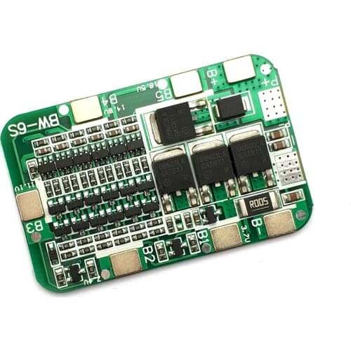 6S 15A 24V Lithium Protection Board For 6 Pack 18650 PCB BMS Li-ion Battery Cell Module