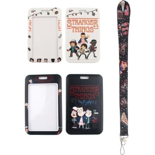 MD275 DMLSKY Tv Show Lanyard Keychain keys Badge Mobile Phone Rope Kids Gifts Card Holder Cover With Cartoon Lanyard