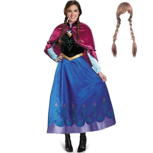 Adult Anna Elsa Dress Aladdins Goddess Jasmine Cosplay Costume Kids Dresses For Girls Party Princess Dress For Toddler Girls