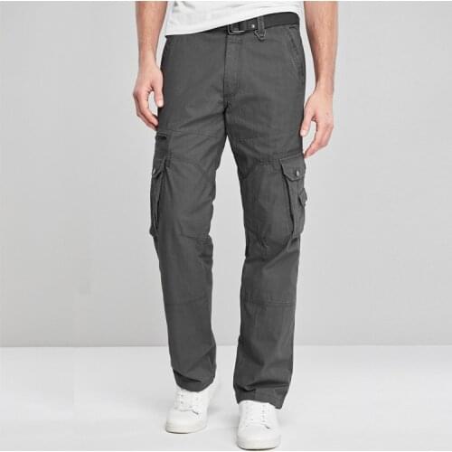 Custom stocklot denim outdoor work cargo pants for men
