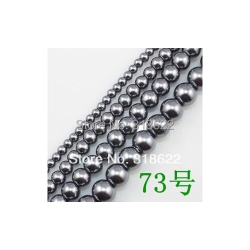 Wholesale 4mm-16mm Glass Pearl Beads Loose Spacer Imitation Pearls DIY Jewelry Findings Free shipping