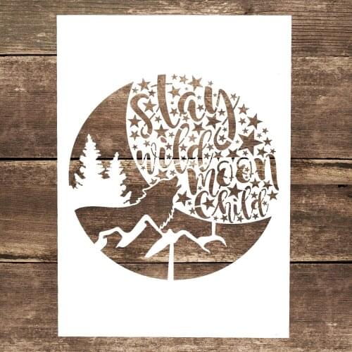 A4 Size DIY Craft Layering Stencil For Wall Painting Scrapbooking Stamping Album Decorative Embossing Paper Card