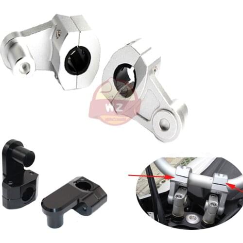 Universal 2-inch motorcycle handlebar lift for 7/8 "22mm CNC and 1-1 / 8" 28mm grease handlebar clamp for Yamaha Honda KTM