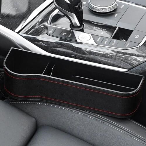 Universal Car Seat Gap Organizer Storage Middle Box Auto Center Console Document Interior Multifunctional High Capacity Non-Slip
