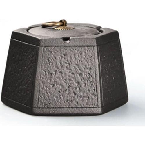 High capacity Vintage well ashtray Home With cover Personality Trend Office Living Room decoration new Years gift For Father