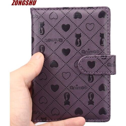 2019 Fomous Brand Women Passport Cover Colorful Soft Travel Passport Holder Ladys Cover Passport Credit Card Case Cover in Hasp