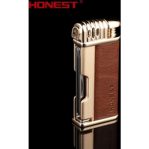 Baicheng boutique multifunctional dedicated pipe open flame vintage retro inflatable lighter boutique gift for men