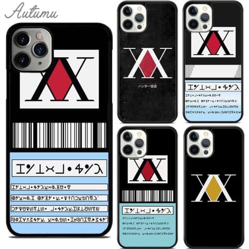 HUNTER X HUNTER Logo Phone Case for iPhone 11 12 Pro Max mini X XR XS SE 2020 5 6S 7 8 Plus Samsung Galaxy S8 S9 S10 Cover shell