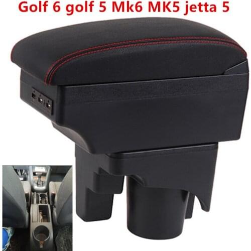 For VW Golf 6 golf 5 Mk6 MK5 jetta 5 Armrest Box USB